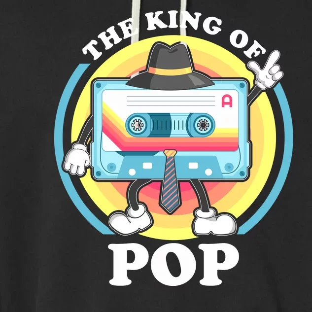 The King of Pop Retro Cassette Tape Garment-Dyed Fleece Hoodie