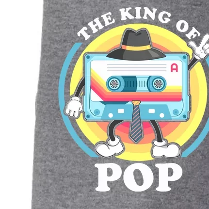 The King of Pop Retro Cassette Tape Doggie 3-End Fleece Hoodie