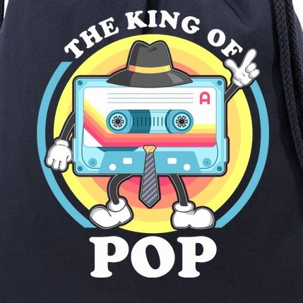 The King of Pop Retro Cassette Tape Drawstring Bag