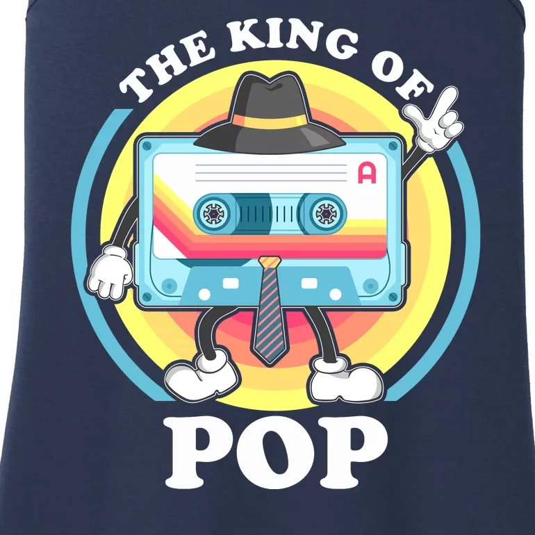 The King of Pop Retro Cassette Tape Ladies Essential Tank