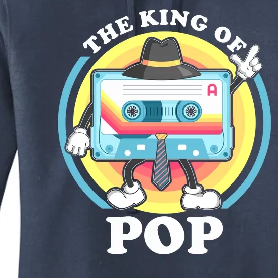 The King of Pop Retro Cassette Tape Women's Pullover Hoodie