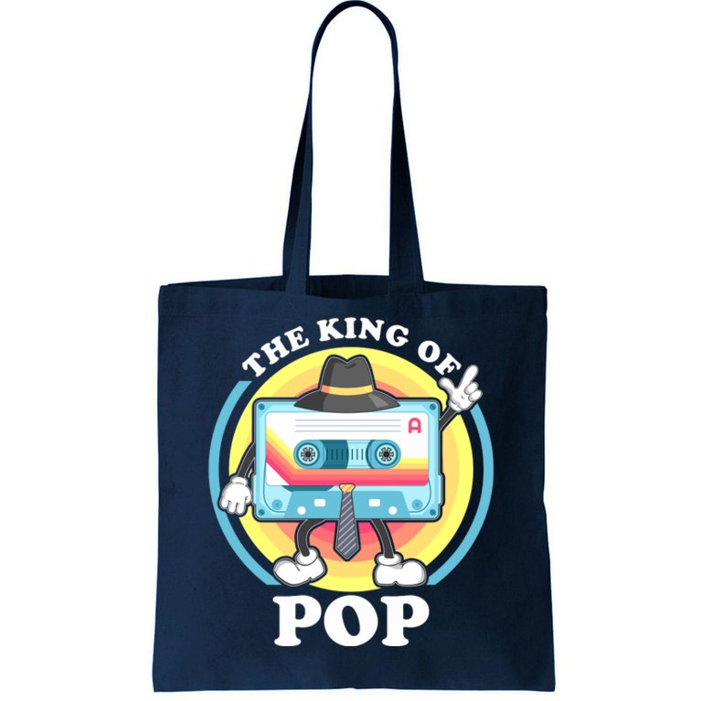 The King of Pop Retro Cassette Tape Tote Bag