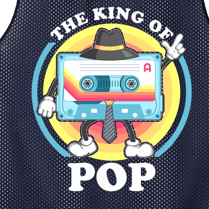 The King of Pop Retro Cassette Tape Mesh Reversible Basketball Jersey Tank