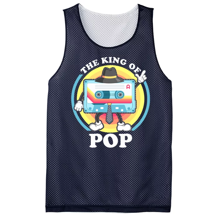 The King of Pop Retro Cassette Tape Mesh Reversible Basketball Jersey Tank