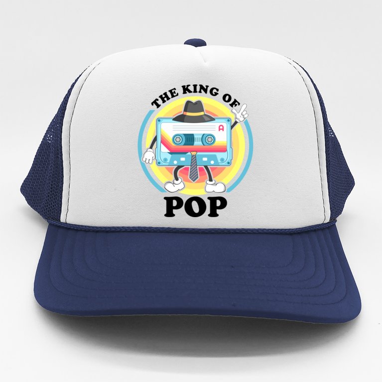 The King of Pop Retro Cassette Tape Trucker Hat