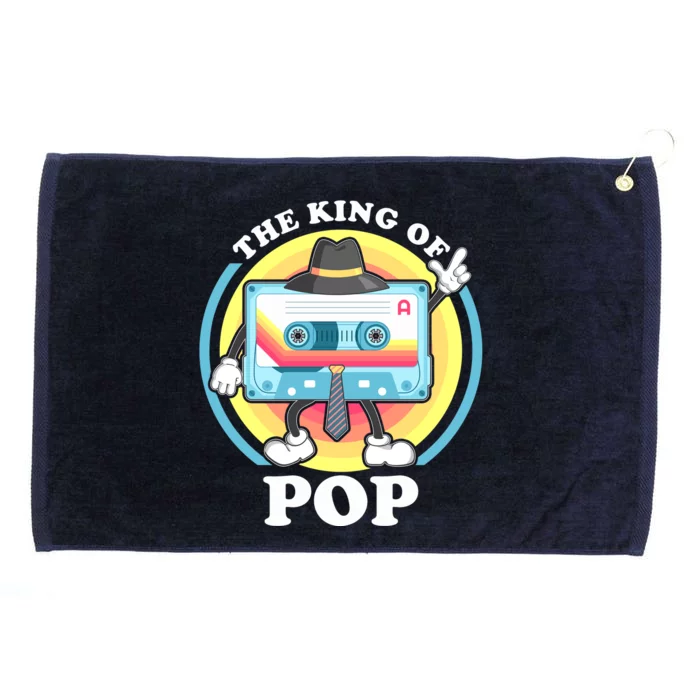 The King of Pop Retro Cassette Tape Grommeted Golf Towel