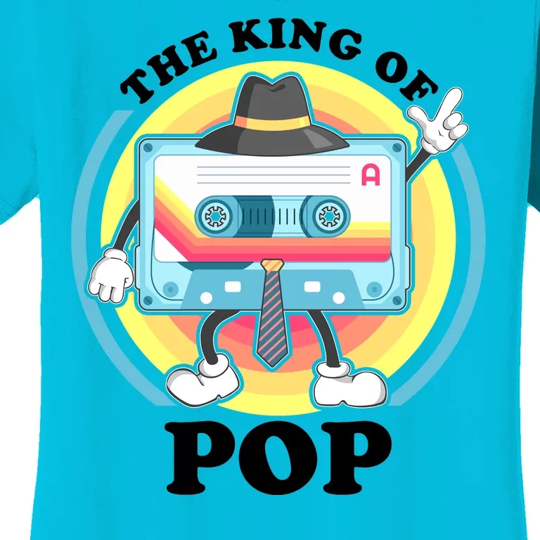 The King of Pop Retro Cassette Tape Women's T-Shirt