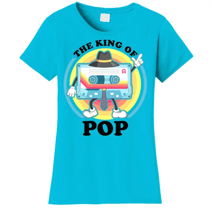 The King of Pop Retro Cassette Tape Women's T-Shirt