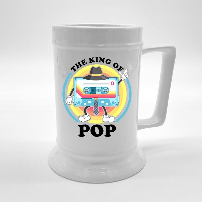 The King of Pop Retro Cassette Tape Front & Back Beer Stein