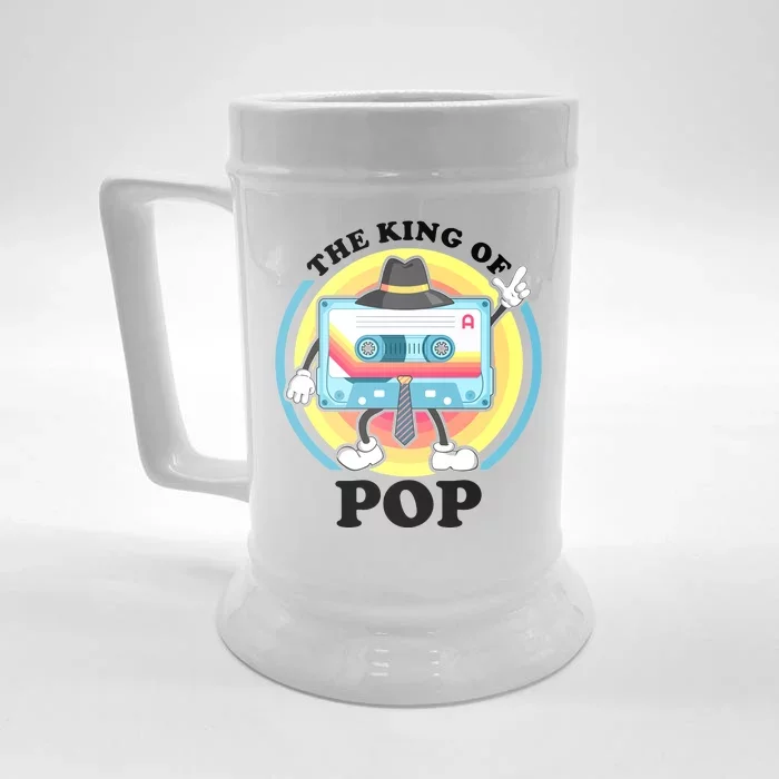 The King of Pop Retro Cassette Tape Front & Back Beer Stein