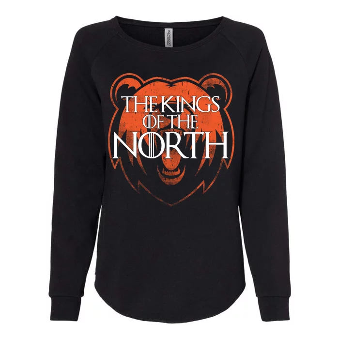 The Kings Of The North Chicago Football Womens California Wash Sweatshirt