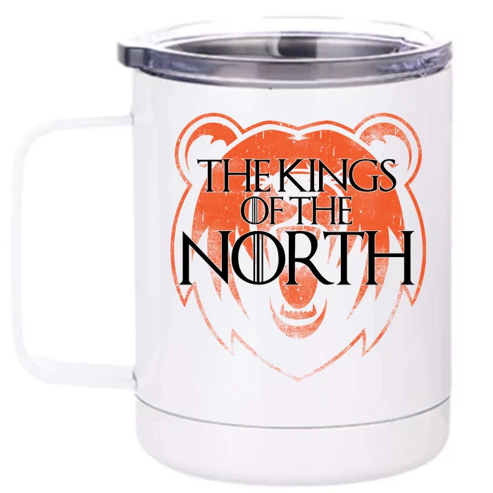 The Kings Of The North Chicago Football Front & Back 12oz Stainless Steel Tumbler Cup