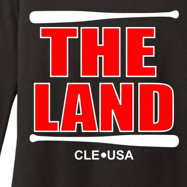 The Land Cleveland, Ohio Baseball Womens CVC Long Sleeve Shirt