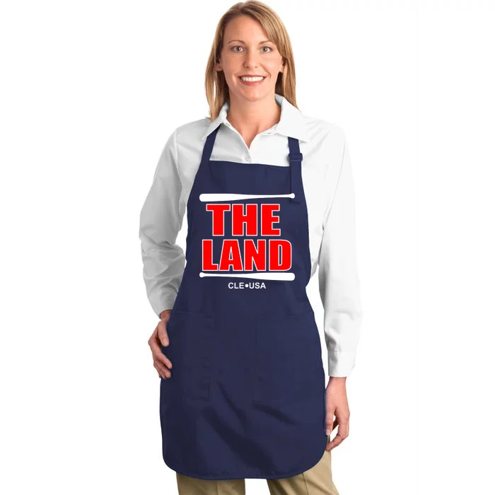 The Land Cleveland, Ohio Baseball Full-Length Apron With Pocket