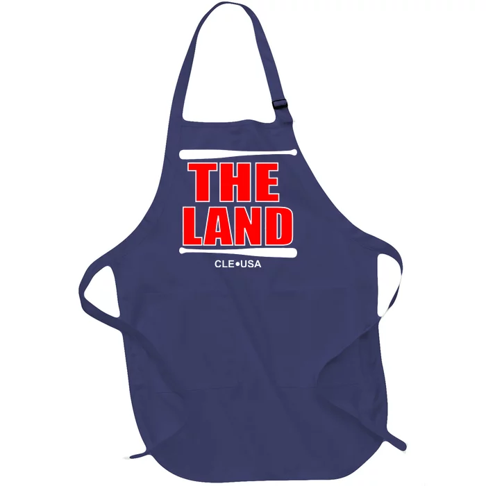 The Land Cleveland, Ohio Baseball Full-Length Apron With Pocket