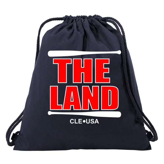 The Land Cleveland, Ohio Baseball Drawstring Bag