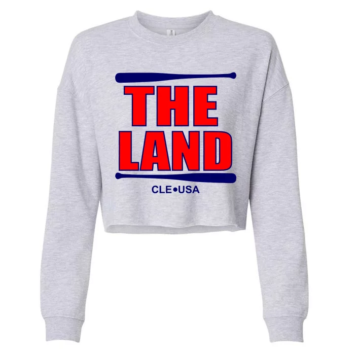 The Land Cleveland, Ohio Baseball Cropped Pullover Crew