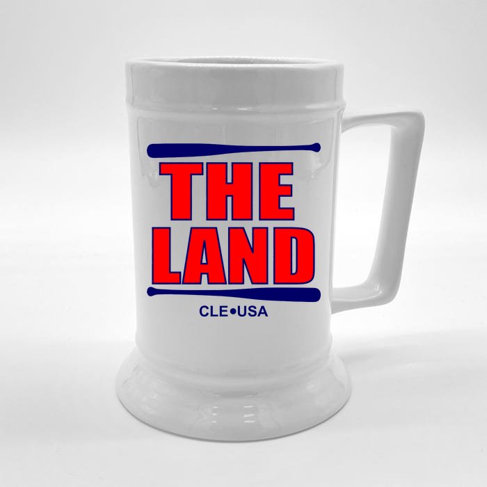 The Land Cleveland, Ohio Baseball Front & Back Beer Stein