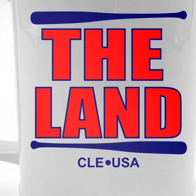 The Land Cleveland, Ohio Baseball Front & Back Beer Stein