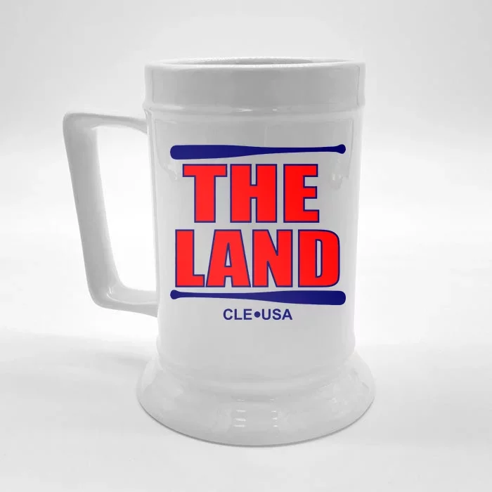 The Land Cleveland, Ohio Baseball Front & Back Beer Stein