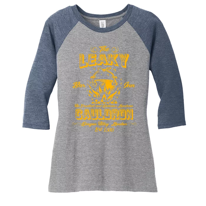 The Leaky Cauldron Bar Inn Women's Tri-Blend 3/4-Sleeve Raglan Shirt