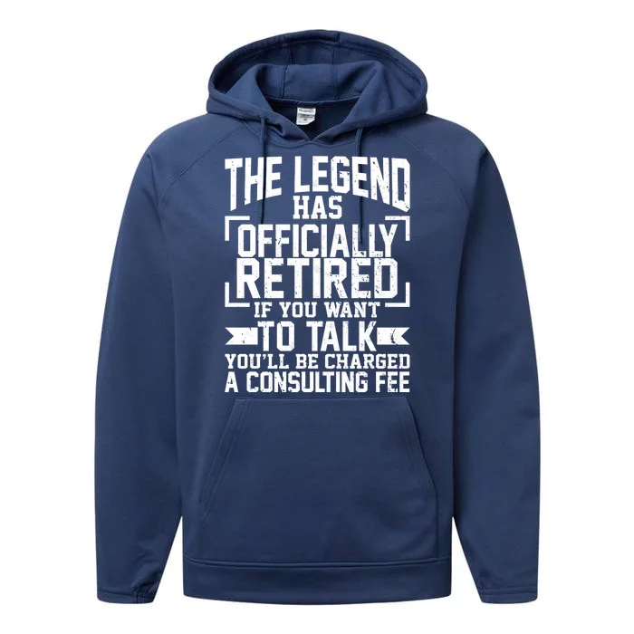 The Legend Has Officially Retired Performance Fleece Hoodie