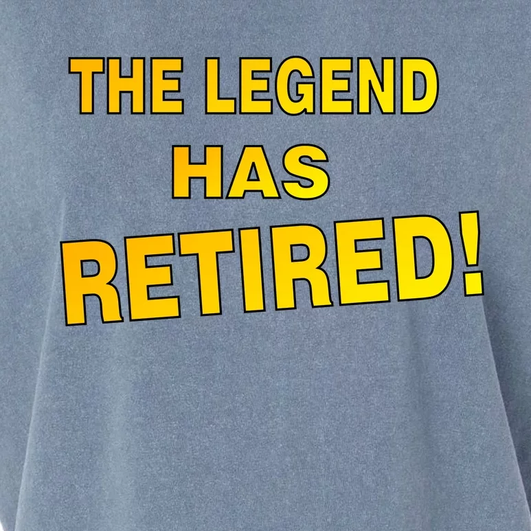 The Legend Has Retired Garment-Dyed Women's Muscle Tee