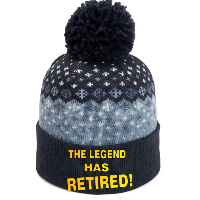 The Legend Has Retired The Baniff Cuffed Pom Beanie