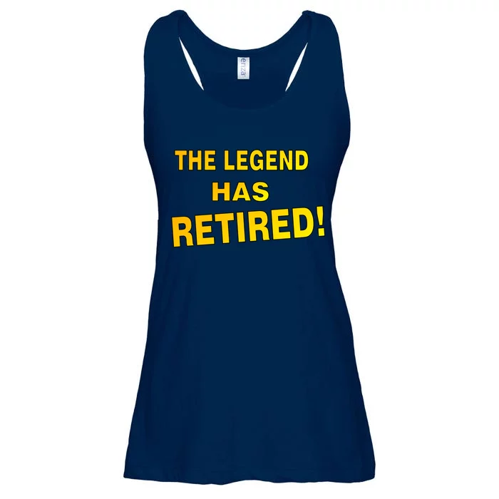 The Legend Has Retired Ladies Essential Flowy Tank