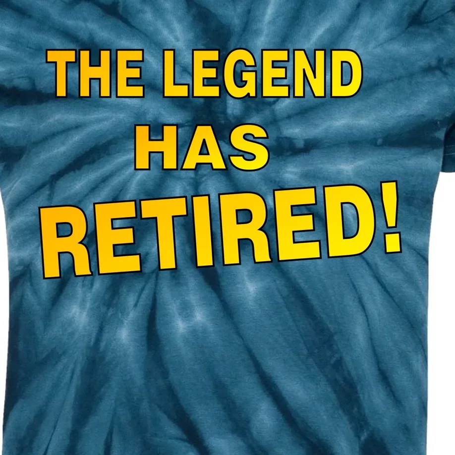 The Legend Has Retired Kids Tie-Dye T-Shirt