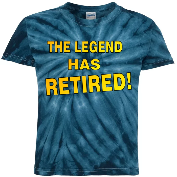 The Legend Has Retired Kids Tie-Dye T-Shirt