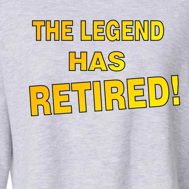 The Legend Has Retired Cropped Pullover Crew