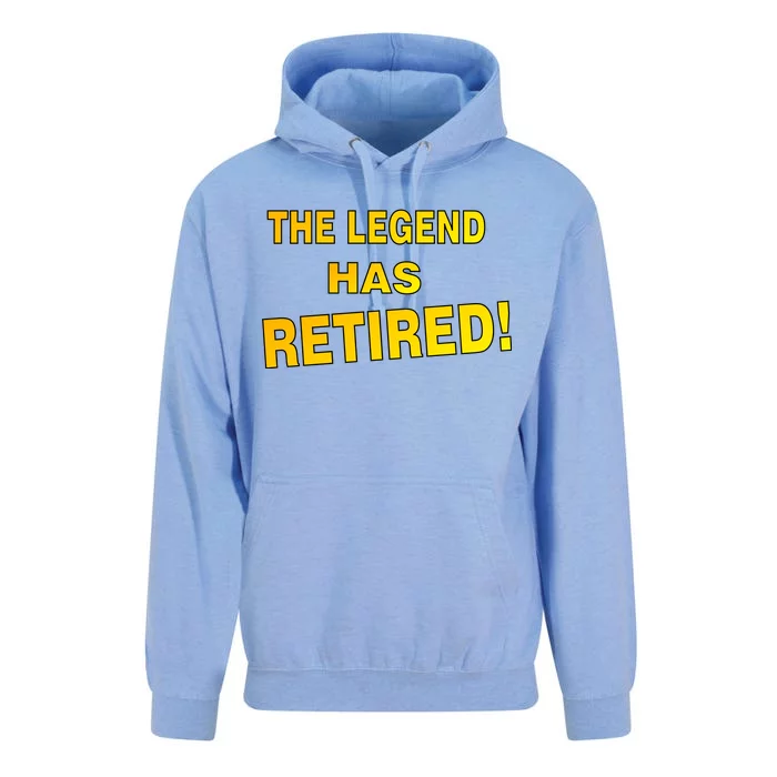 The Legend Has Retired Unisex Surf Hoodie