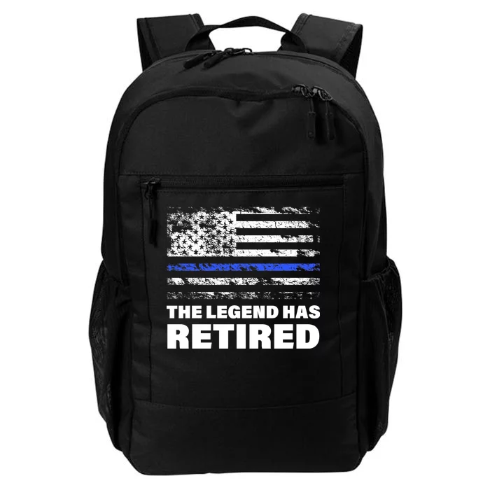 The Legend Has Retired Blue Thin Line Daily Commute Backpack