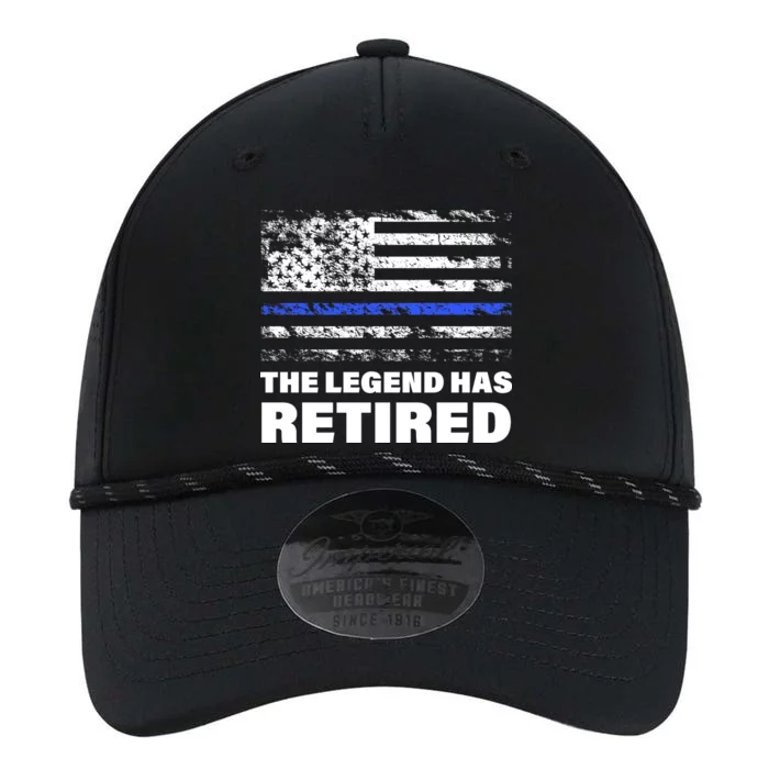 The Legend Has Retired Blue Thin Line Performance The Dyno Cap