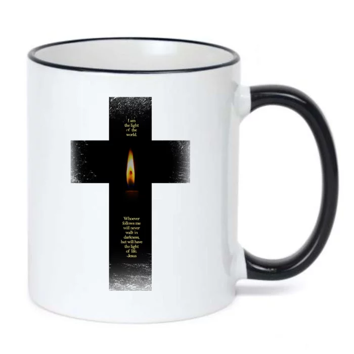 The light of the world Black Color Changing Mug