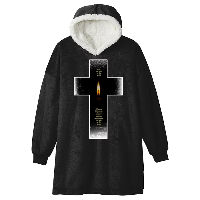 The light of the world Hooded Wearable Blanket