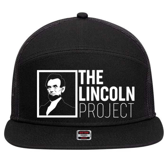 The Lincoln Project 7 Panel Mesh Trucker Snapback Hat