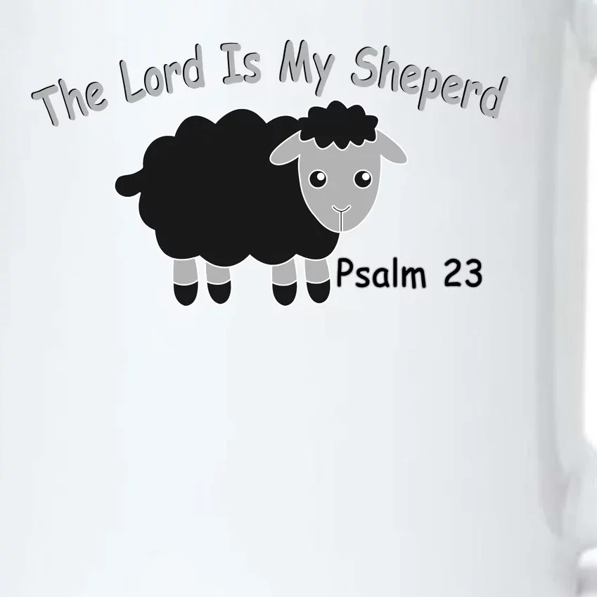 The Lord Is My Shepherd Black Color Changing Mug