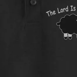 The Lord Is My Shepherd Dry Zone Grid Performance Polo