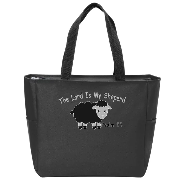 The Lord Is My Shepherd Zip Tote Bag