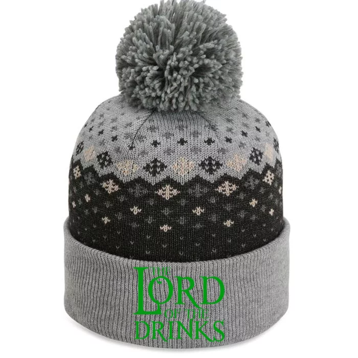 The Lord of the Drinks The Baniff Cuffed Pom Beanie