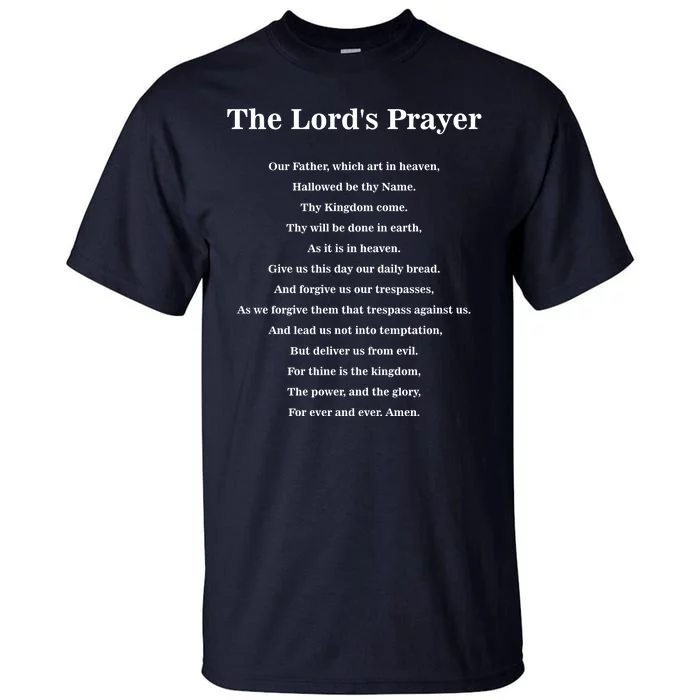 The Lord's Prayer Tall T-Shirt