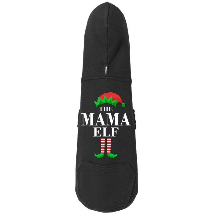 The Mama Elf Family Matching Christmas Doggie 3-End Fleece Hoodie