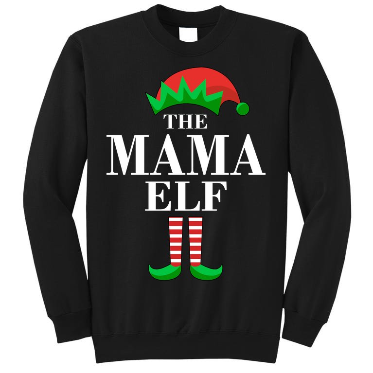 The Mama Elf Family Matching Christmas Sweatshirt