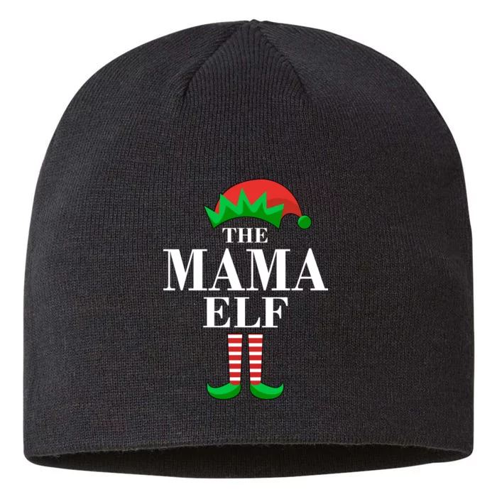 The Mama Elf Family Matching Christmas 8 1/2in Sustainable Knit Beanie