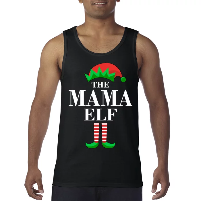 The Mama Elf Family Matching Christmas Tank Top