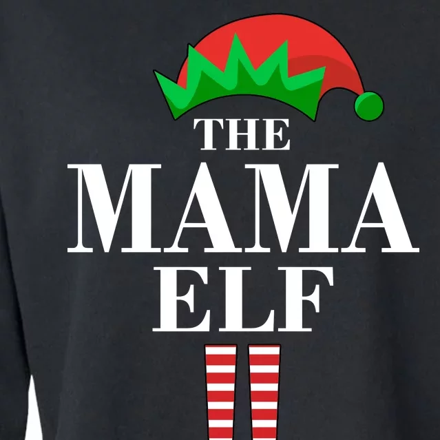 The Mama Elf Family Matching Christmas Cropped Pullover Crew