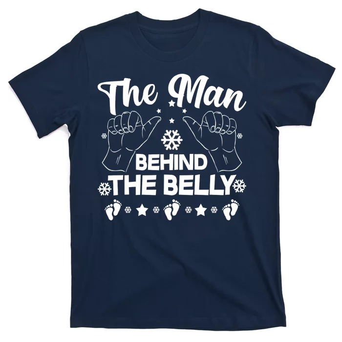 The Man Behind The Belly New Dad T-Shirt