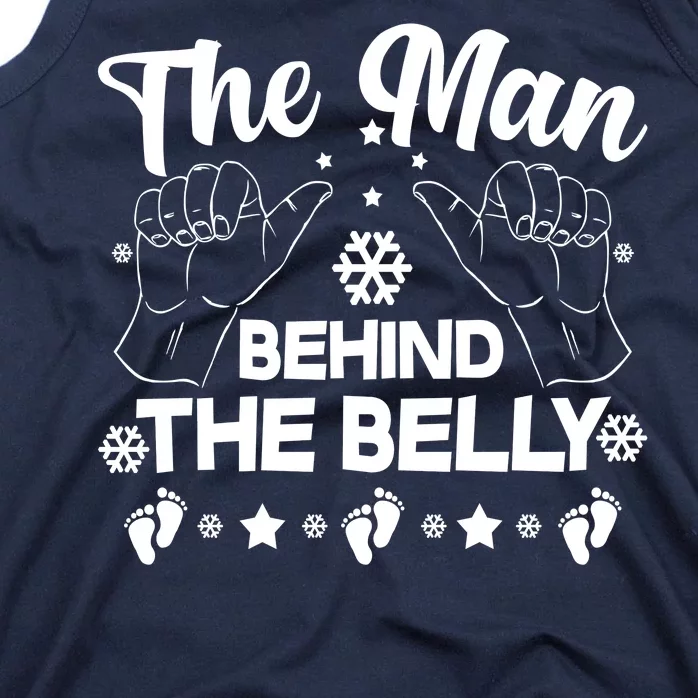 The Man Behind The Belly New Dad Tank Top